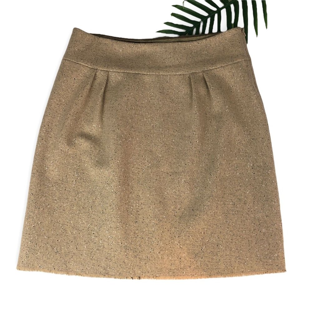 Philosophy Di Alberta Ferretti Camel Wool Skirt - Picture 2 of 9